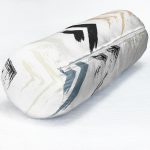 - RealHomes Özel Tasarımlı Dijital Baskılı İç Dolgulu Fermuarlı Silindir Yastık - Realhomes  Beyaz Zemin Üzerinde Renkli Geometrik Şekilli Dijital Baskılı Modern İç Dolgulu - Fermuarlı Süet Silindir Daire Yastık Kırlent Realhomes