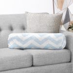 - RealHomes Özel Tasarımlı Dijital Baskılı İç Dolgulu Fermuarlı Silindir Yastık - Realhomes Modern Zikzak Desenli Dijital Baskılı İç Dolgulu - Fermuarlı Süet Silindir Rulo Yastık Kırlent Realhomes