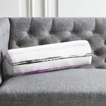 - RealHomes Özel Tasarımlı Dijital Baskılı İç Dolgulu Fermuarlı Silindir Yastık - Realhomes  Beyaz Zemin Üzerinde Renkli Soyut Çizim Dijital Baskılı Modern İç Dolgulu Fermuarlı Çok Amaçlı Silindir Yastık Kırlent Realhomes