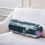 - RealHomes Özel Tasarımlı Dijital Baskılı İç Dolgulu Fermuarlı Silindir Yastık - Realhomes  Siyah Zemin Üzerinde Modern Çizgili Renkli Puantiyeli Dijital Baskılı Modern İç Dolgulu Fermuarlı Çok Amaçlı Silindir Yastık Kırlent Realhomes