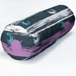 - RealHomes Özel Tasarımlı Dijital Baskılı İç Dolgulu Fermuarlı Silindir Yastık - Realhomes  Siyah Zemin Üzerinde Modern Çizgili Renkli Puantiyeli Dijital Baskılı Modern İç Dolgulu Fermuarlı Çok Amaçlı Silindir Yastık Kırlent Realhomes