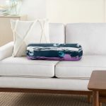 - RealHomes Özel Tasarımlı Dijital Baskılı İç Dolgulu Fermuarlı Silindir Yastık - Realhomes  Siyah Zemin Üzerinde Modern Çizgili Renkli Puantiyeli Dijital Baskılı Modern İç Dolgulu Fermuarlı Çok Amaçlı Silindir Yastık Kırlent Realhomes