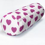 - RealHomes Özel Tasarımlı Dijital Baskılı İç Dolgulu Fermuarlı Silindir Yastık - Realhomes  Kalp Desen Dijital Baskılı İç Dolgulu - Fermuarlı Süet Silindir Daire Yastık Kırlent Realhomes