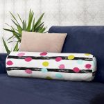 - RealHomes Özel Tasarımlı Dijital Baskılı İç Dolgulu Fermuarlı Silindir Yastık - Realhomes Beyaz Zeminde Modern Siyah Çizgili Renkli Puantiyeli Dijital Baskılı Modern İç Dolgulu - Fermuarlı Süet Silindir Daire Yastık Kırlent Realhomes