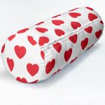 - RealHomes Özel Tasarımlı Dijital Baskılı İç Dolgulu Fermuarlı Silindir Yastık - Realhomes  Kalp Desen Dijital Baskılı İç Dolgulu Süet Silindir Yastık Kırlent - Bel Yastığı Realhomes