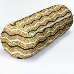 - RealHomes Özel Tasarımlı Dijital Baskılı İç Dolgulu Fermuarlı Silindir Yastık - Realhomes Gold Zemin Üzerinde Modern Renkli Zikzak Desenli Dijital Baskılı Modern İç Dolgulu - Fermuarlı Süet Silindir Daire Yastık Kırlent Realhomes