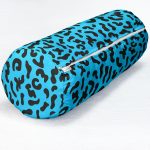 Renkli Zemin Üzerinde Modern Puantiye Desenli Dijital Baskılı Modern İç Dolgulu Yumuşak Silindir Form Yastık Kırlent Realhomes