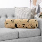 - RealHomes Özel Tasarımlı Dijital Baskılı İç Dolgulu Fermuarlı Silindir Yastık - Realhomes  Renkli Zemin Üzerinde Modern Çorap Desenli Dijital Baskılı Modern İç Dolgulu Fermuarlı Çok Amaçlı Silindir Yastık Kırlent Realhomes