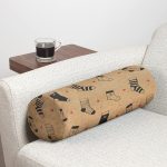 - RealHomes Özel Tasarımlı Dijital Baskılı İç Dolgulu Fermuarlı Silindir Yastık - Realhomes  Renkli Zemin Üzerinde Modern Çorap Desenli Dijital Baskılı Modern İç Dolgulu Fermuarlı Çok Amaçlı Silindir Yastık Kırlent Realhomes