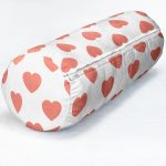 - RealHomes Özel Tasarımlı Dijital Baskılı İç Dolgulu Fermuarlı Silindir Yastık - Realhomes Kalp Desen Dijital Baskılı İç Dolgulu Fermuarlı Çok Amaçlı Silindir Yastık Kırlent Realhomes