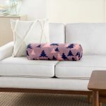 - RealHomes Özel Tasarımlı Dijital Baskılı İç Dolgulu Fermuarlı Silindir Yastık - Realhomes Renkli Zeminde Pastel Renkli Siyah Çam Ağacı Desenli Dijital Baskılı Modern İç Dolgulu - Fermuarlı Süet Silindir Daire Yastık Kırlent Realhomes