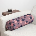 - RealHomes Özel Tasarımlı Dijital Baskılı İç Dolgulu Fermuarlı Silindir Yastık - Realhomes Renkli Zeminde Pastel Renkli Siyah Çam Ağacı Desenli Dijital Baskılı Modern İç Dolgulu - Fermuarlı Süet Silindir Daire Yastık Kırlent Realhomes