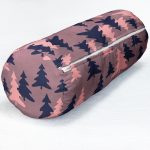 - RealHomes Özel Tasarımlı Dijital Baskılı İç Dolgulu Fermuarlı Silindir Yastık - Realhomes Renkli Zeminde Pastel Renkli Siyah Çam Ağacı Desenli Dijital Baskılı Modern İç Dolgulu - Fermuarlı Süet Silindir Daire Yastık Kırlent Realhomes