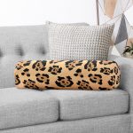 - RealHomes Özel Tasarımlı Dijital Baskılı İç Dolgulu Fermuarlı Silindir Yastık - Realhomes Pastel Zemin Üzerinde Geometrik Desenli Dijital Baskılı Modern İç Dolgulu Yumuşak Silindir Form Yastık Kırlent Realhomes