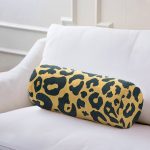 - RealHomes Özel Tasarımlı Dijital Baskılı İç Dolgulu Fermuarlı Silindir Yastık - Realhomes Renkli Zemin Üzerinde Geometrik Desenli Dijital Baskılı Modern İç Dolgulu Süet Silindir Yastık Kırlent - Bel Yastığı Realhomes