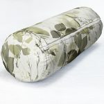 - RealHomes Özel Tasarımlı Dijital Baskılı İç Dolgulu Fermuarlı Silindir Yastık - Realhomes Renkli Zemin Üzerinde Yaprak Desenli Dijital Baskılı Modern İç Dolgulu - Fermuarlı Süet Silindir Yuvarlak Yastık Kırlent Realhomes