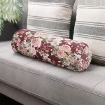 - RealHomes Özel Tasarımlı Dijital Baskılı İç Dolgulu Fermuarlı Silindir Yastık - Realhomes Renkli Zemin Üzerinde Çiçek Desenli Dijital Baskılı Modern İç Dolgulu Yumuşak Silindir Form Yastık Kırlent Realhomes