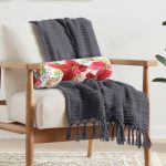 - RealHomes Özel Tasarımlı Dijital Baskılı İç Dolgulu Fermuarlı Silindir Yastık - Realhomes Beyaz Zemin Üzerinde Renkli Yaprak Desenli Dijital Baskılı Modern İç Dolgulu Fermuarlı Çok Amaçlı Silindir Yastık Kırlent Realhomes