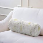 - RealHomes Özel Tasarımlı Dijital Baskılı İç Dolgulu Fermuarlı Silindir Yastık - Realhomes  Renkli Zemin Üzerinde Yaprak Desenli Dijital Baskılı Modern İç Dolgulu Fermuarlı Çok Amaçlı Silindir Yastık Kırlent Realhomes