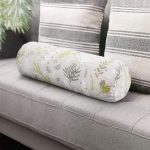 - RealHomes Özel Tasarımlı Dijital Baskılı İç Dolgulu Fermuarlı Silindir Yastık - Realhomes  Renkli Zemin Üzerinde Yaprak Desenli Dijital Baskılı Modern İç Dolgulu Fermuarlı Çok Amaçlı Silindir Yastık Kırlent Realhomes