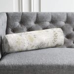 - RealHomes Özel Tasarımlı Dijital Baskılı İç Dolgulu Fermuarlı Silindir Yastık - Realhomes  Renkli Zemin Üzerinde Yaprak Desenli Dijital Baskılı Modern İç Dolgulu Fermuarlı Çok Amaçlı Silindir Yastık Kırlent Realhomes