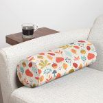 - RealHomes Özel Tasarımlı Dijital Baskılı İç Dolgulu Fermuarlı Silindir Yastık - Realhomes Sonbahar Temalı Yaprak Figürlü Dijital Baskılı Modern İç Dolgulu - Fermuarlı Süet Silindir Rulo Yastık Kırlent Realhomes