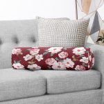 - RealHomes Özel Tasarımlı Dijital Baskılı İç Dolgulu Fermuarlı Silindir Yastık - Realhomes Renkli Zemin Üzerinde Çiçek Desenli Dijital Baskılı Modern İç Dolgulu - Fermuarlı Süet Silindir Daire Yastık Kırlent Realhomes