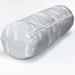 - RealHomes Özel Tasarımlı Dijital Baskılı İç Dolgulu Fermuarlı Silindir Yastık - Realhomes Gri Zemin Üzerinde Çam Ağacı Desenli Dijital Baskılı Modern İç Dolgulu - Fermuarlı Süet Silindir Rulo Yastık Kırlent Realhomes