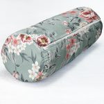 - RealHomes Özel Tasarımlı Dijital Baskılı İç Dolgulu Fermuarlı Silindir Yastık - Realhomes Renkli Zemin Üzerinde Çiçek Desenli Dijital Baskılı Modern İç Dolgulu - Fermuarlı Süet Silindir Rulo Yastık Kırlent Realhomes