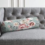 - RealHomes Özel Tasarımlı Dijital Baskılı İç Dolgulu Fermuarlı Silindir Yastık - Realhomes Renkli Zemin Üzerinde Çiçek Desenli Dijital Baskılı Modern İç Dolgulu - Fermuarlı Süet Silindir Rulo Yastık Kırlent Realhomes