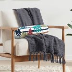 - RealHomes Özel Tasarımlı Dijital Baskılı İç Dolgulu Fermuarlı Silindir Yastık - Realhomes Beyaz Zemin Üzerinde Pastel Renkli Yaprak Desenli Dijital Baskılı Modern İç Dolgulu - Fermuarlı Süet Silindir Daire Yastık Kırlent Realhomes