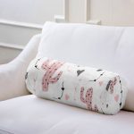 - RealHomes Özel Tasarımlı Dijital Baskılı İç Dolgulu Fermuarlı Silindir Yastık - Realhomes Beyaz Zemin Üzerinde Renkli Kaktüs Desenli Dijital Baskılı Modern İç Dolgulu - Fermuarlı Süet Silindir Rulo Yastık Kırlent Realhomes