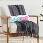 Sevgililer Günü Temalı Özel Tasarım Dijital Baskılı Modern İç Dolgulu - Fermuarlı Süet Silindir Yuvarlak Yastık Kırlent Realhomes