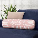 - RealHomes Özel Tasarımlı Dijital Baskılı İç Dolgulu Fermuarlı Silindir Yastık - Realhomes  Sevgililer Günü Temalı Özel Tasarım Dijital Baskılı Modern İç Dolgulu Yumuşak Silindir Form Yastık Kırlent Realhomes