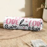 - RealHomes Özel Tasarımlı Dijital Baskılı İç Dolgulu Fermuarlı Silindir Yastık - Realhomes  Sevgililer Günü Temalı Özel Tasarım Dijital Baskılı Modern İç Dolgulu Süet Silindir Yastık Kırlent - Bel Yastığı Realhomes