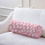 Sevgililer Günü Temalı Özel Tasarım Dijital Baskılı Modern İç Dolgulu Yumuşak Silindir Form Yastık Kırlent Realhomes