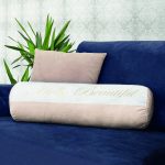 - RealHomes Özel Tasarımlı Dijital Baskılı İç Dolgulu Fermuarlı Silindir Yastık - Realhomes Hello Beautiful Mint Yeşili & Ten Rengi Dijital Baskılı Modern İç Dolgulu - Fermuarlı Süet Silindir Rulo Yastık Kırlent Realhomes