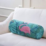 - RealHomes Özel Tasarımlı Dijital Baskılı İç Dolgulu Fermuarlı Silindir Yastık - Realhomes  Flamingo Desenli Dijital Baskılı İç Dolgulu - Fermuarlı Süet Silindir Rulo Yastık Kırlent Realhomes
