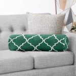 - RealHomes Özel Tasarımlı Dijital Baskılı İç Dolgulu Fermuarlı Silindir Yastık - Realhomes  Yeşil Ogea Desenli Dijital Baskılı Dekoratif İç Dolgulu Fermuarlı Çok Amaçlı Silindir Yastık Kırlent Realhomes