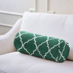 - RealHomes Özel Tasarımlı Dijital Baskılı İç Dolgulu Fermuarlı Silindir Yastık - Realhomes  Yeşil Ogea Desenli Dijital Baskılı Dekoratif İç Dolgulu Fermuarlı Çok Amaçlı Silindir Yastık Kırlent Realhomes