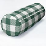 - RealHomes Özel Tasarımlı Dijital Baskılı İç Dolgulu Fermuarlı Silindir Yastık - Realhomes  Yeşil Ekose Tasarımlı Dijital Baskılı Dekoratif İç Dolgulu - Fermuarlı Süet Silindir Rulo Yastık Kırlent Realhomes