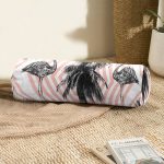 - RealHomes Özel Tasarımlı Dijital Baskılı İç Dolgulu Fermuarlı Silindir Yastık - Realhomes  Flamingo Desenli Dijital Baskılı Dekoratif İç Dolgulu - Fermuarlı Süet Silindir Yuvarlak Yastık Kırlent Realhomes