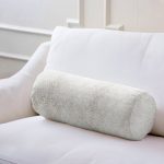 - RealHomes Özel Tasarımlı Dijital Baskılı İç Dolgulu Fermuarlı Silindir Yastık - Realhomes Krem Renkli Damask Motifleri Tasarımlı İç Dolgulu - Fermuarlı Süet Silindir Yuvarlak Yastık Kırlent Realhomes