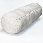 - RealHomes Özel Tasarımlı Dijital Baskılı İç Dolgulu Fermuarlı Silindir Yastık - Realhomes Krem Renkli Damask Motifleri Tasarımlı İç Dolgulu - Fermuarlı Süet Silindir Yuvarlak Yastık Kırlent Realhomes