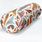 - RealHomes Özel Tasarımlı Dijital Baskılı İç Dolgulu Fermuarlı Silindir Yastık - Realhomes Renkli Geometrik Çizgili Dijital Baskılı İç Dolgulu Süet Silindir Yastık Kırlent - Bel Yastığı Realhomes