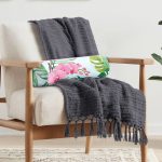 - RealHomes Özel Tasarımlı Dijital Baskılı İç Dolgulu Fermuarlı Silindir Yastık - Realhomes Renkli Tropik Yaprak Flamingo Motifli İç Dolgulu Fermuarlı Çok Amaçlı Silindir Yastık Kırlent Realhomes