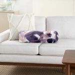 - RealHomes Özel Tasarımlı Dijital Baskılı İç Dolgulu Fermuarlı Silindir Yastık - Realhomes  Suluboya Motifli Oval Çizimli Dekoratif İç Dolgulu Fermuarlı Çok Amaçlı Silindir Yastık Kırlent Realhomes