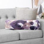 - RealHomes Özel Tasarımlı Dijital Baskılı İç Dolgulu Fermuarlı Silindir Yastık - Realhomes  Suluboya Motifli Oval Çizimli Dekoratif İç Dolgulu Fermuarlı Çok Amaçlı Silindir Yastık Kırlent Realhomes