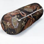 - RealHomes Özel Tasarımlı Dijital Baskılı İç Dolgulu Fermuarlı Silindir Yastık - Realhomes Koyu Zeminli Flamingo Ananas Motifli İç Dolgulu - Fermuarlı Süet Silindir Daire Yastık Kırlent Realhomes