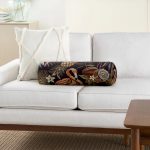 - RealHomes Özel Tasarımlı Dijital Baskılı İç Dolgulu Fermuarlı Silindir Yastık - Realhomes Koyu Zeminli Flamingo Ananas Motifli İç Dolgulu - Fermuarlı Süet Silindir Daire Yastık Kırlent Realhomes